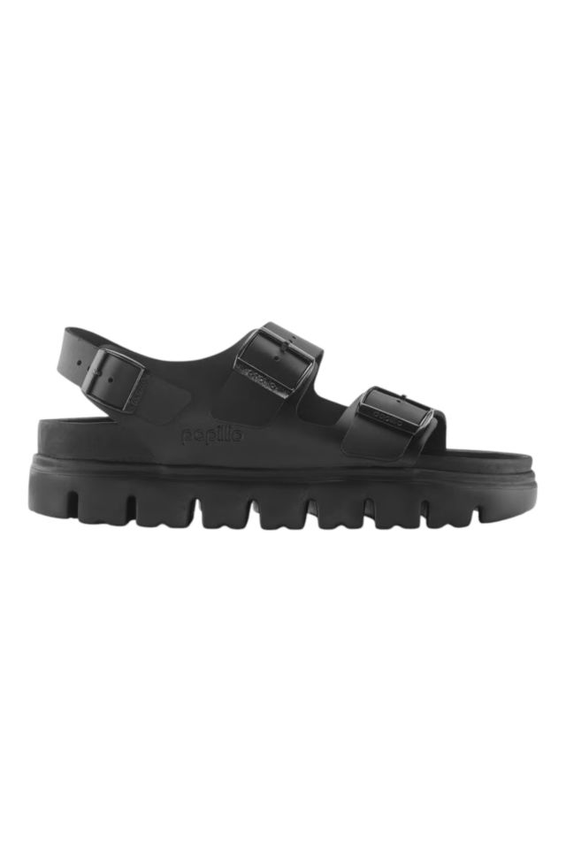 Birkenstock Milano Chunky Exquisite black, Natural Leather