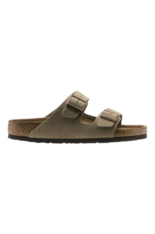 Birkenstock Arizona SFB taupe, Suede Leather