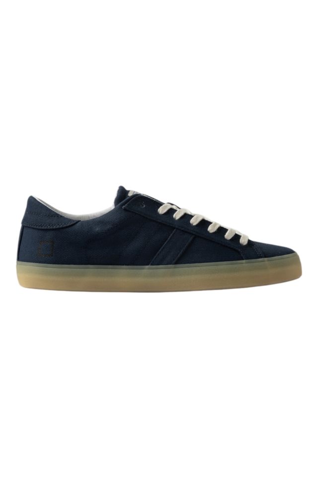 D.A.T.E. Sneaker mod. Hill Low Canvas Blue M8A