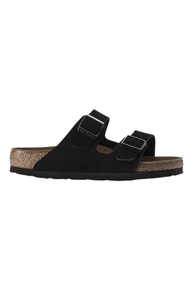 Birkenstock Arizona SFB black, Suede Leather