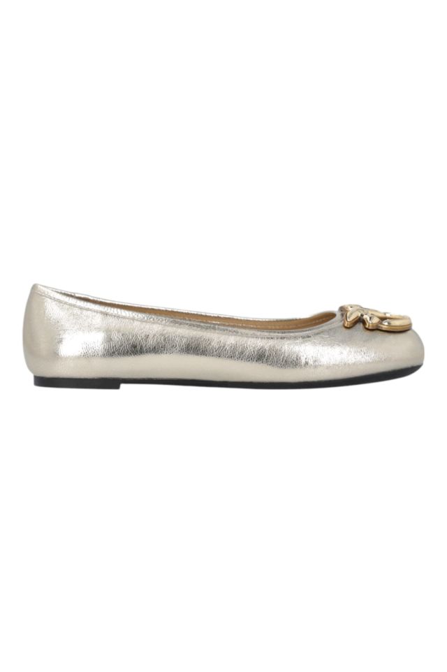 Pinko GIOIA 03 - BALLERINA LAMINATED NAPPA SILVER