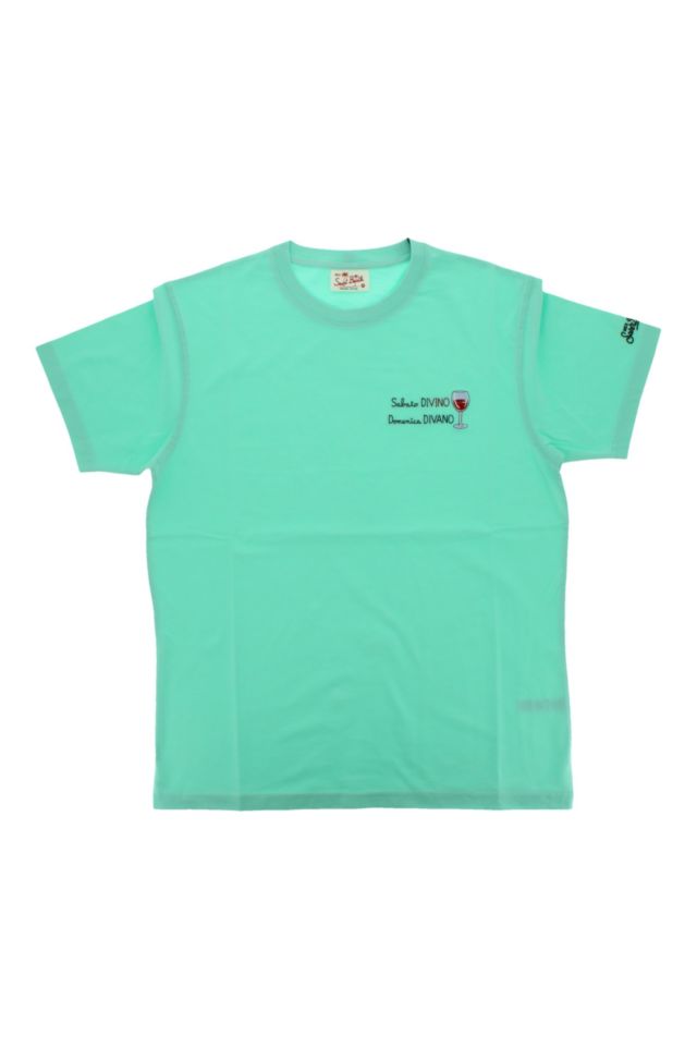 MC2 Saint Barth Portofino-T-Shirt With Embroidery