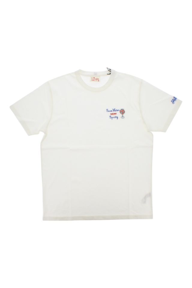 MC2 Saint Barth Portofino-T-Shirt With Embroidery